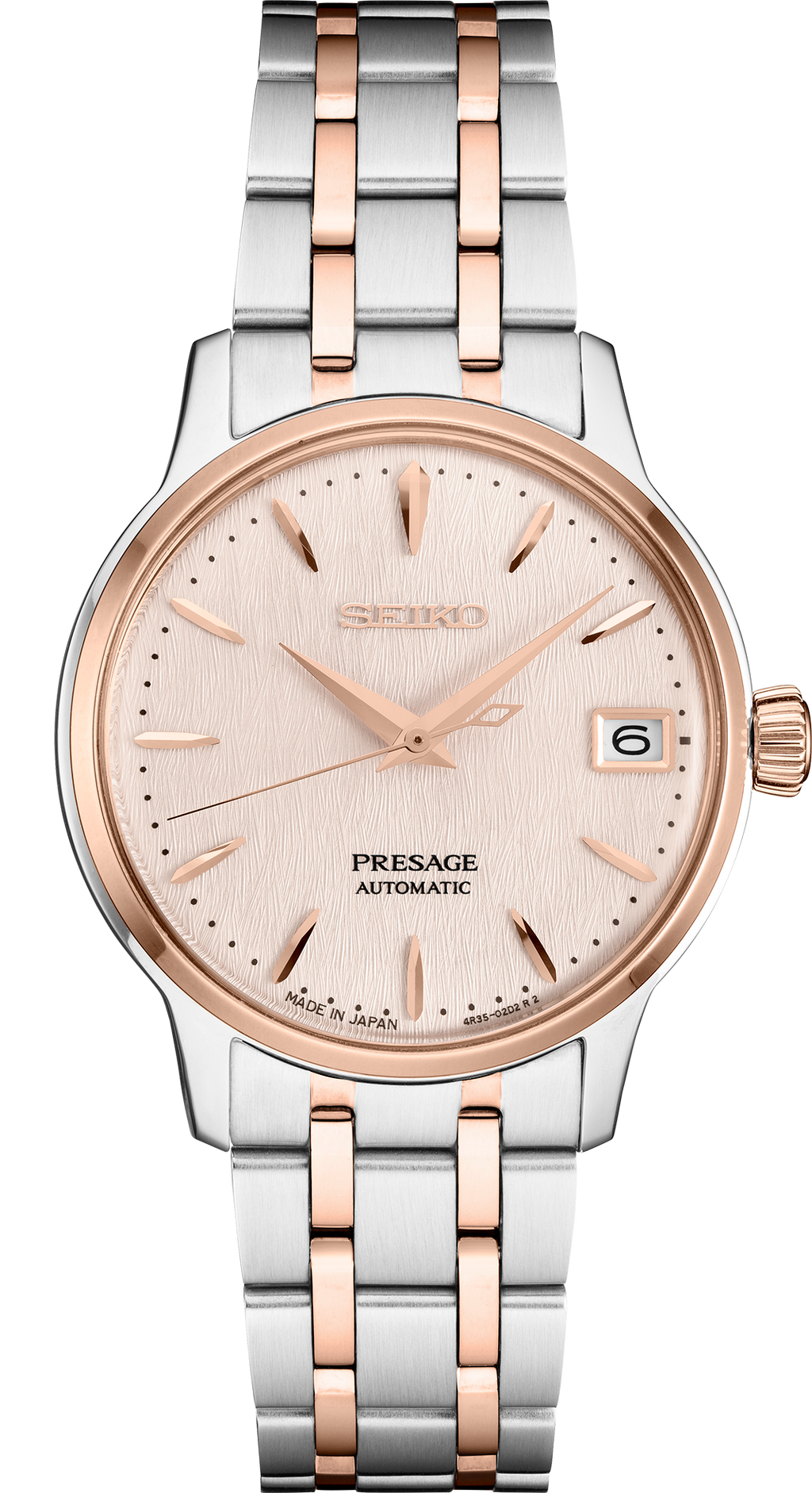 Seiko Presage Pink Rose Gold SRPF54